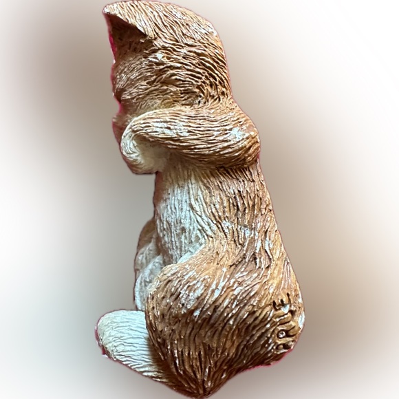 Small Vintage Classic 1986 Sandicast Yawner Kitten Cat S33 - Picture 5 of 8